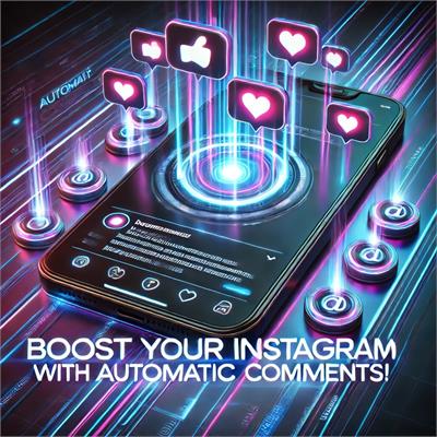 Buy Black Automatic Instagram Comments