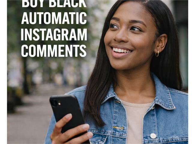 Buy Black Automatic Instagram Comments