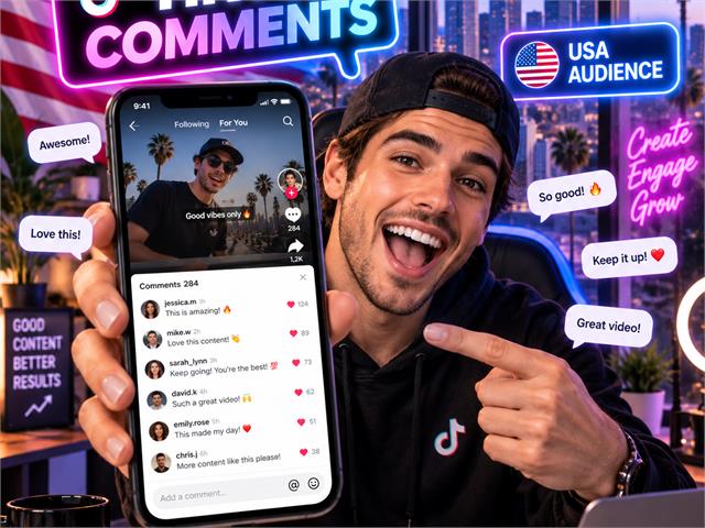Buy USA TikTok Comments